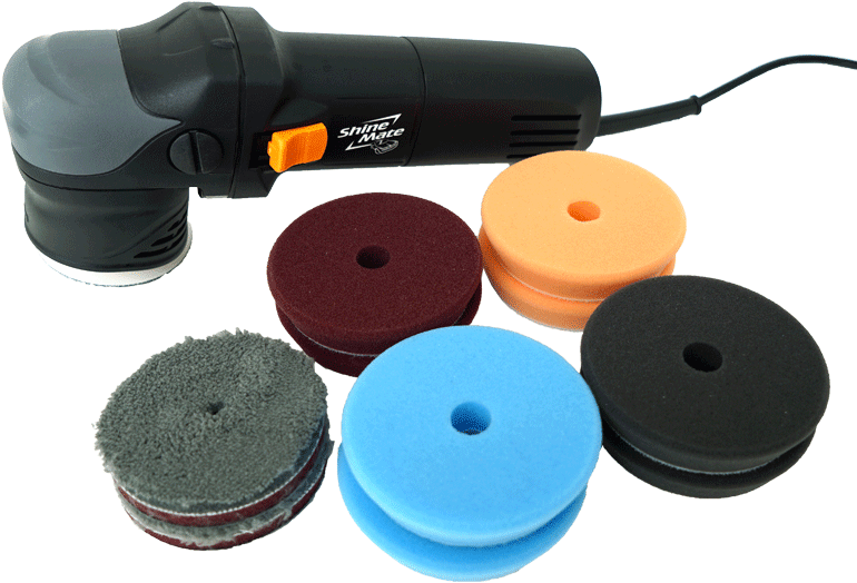Shinemate EX603 Mini Polisher Kit - Deluxe kit