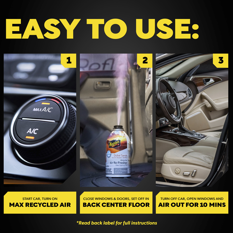 Meguiar's Dubai Sands Car Air Re-Fresher Aerosol 57gr